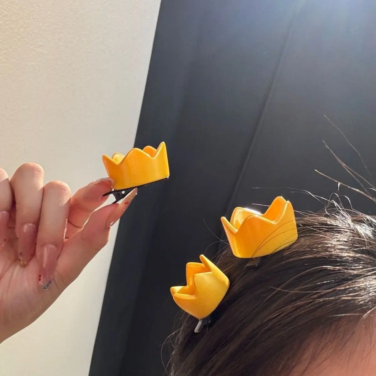 Adorable Little Crown Duckbill Clip Cosplay Character Props Accessories Hairpin Princess Birthday Prince Crown Hairpin view 4