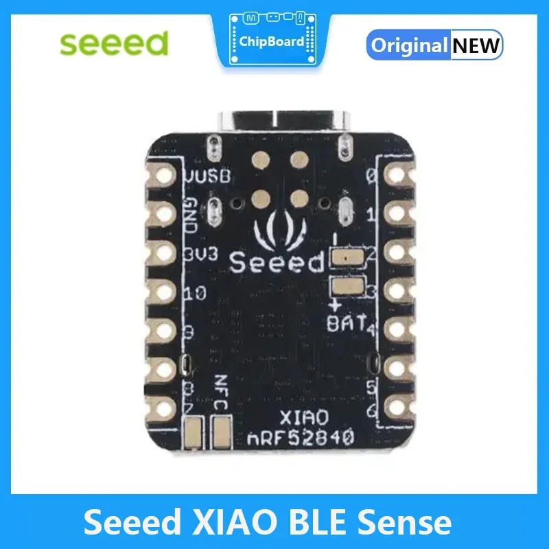 Seeed XIAO nRF52840 Sense مع مستشعر TinyML/TensorFlow Lite وميكروفون IMU Bluetooth5.0