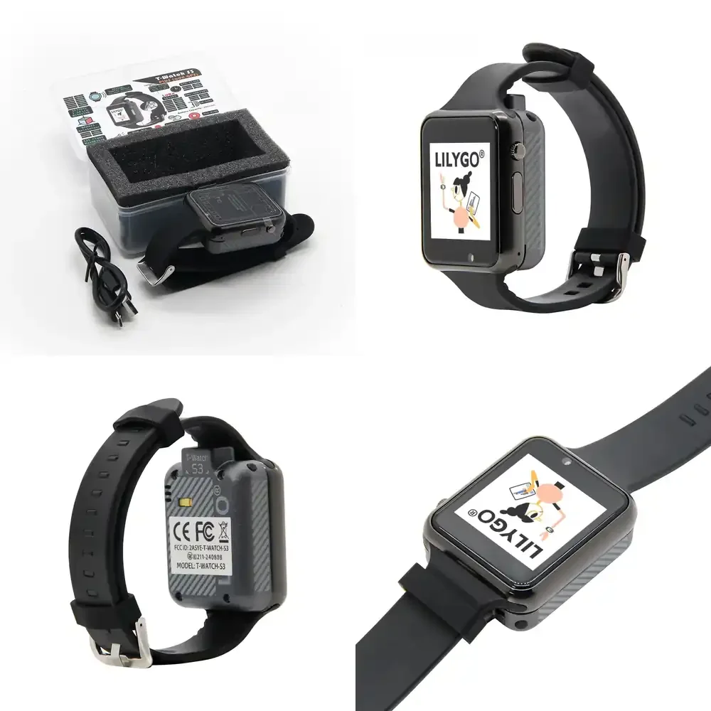 

LILYGO T-Watch S3 Plus ESP32-S3 Development Board 1.54inch Lcd 940mAh Programmable LoRa WiFi BT Touchable Watch for