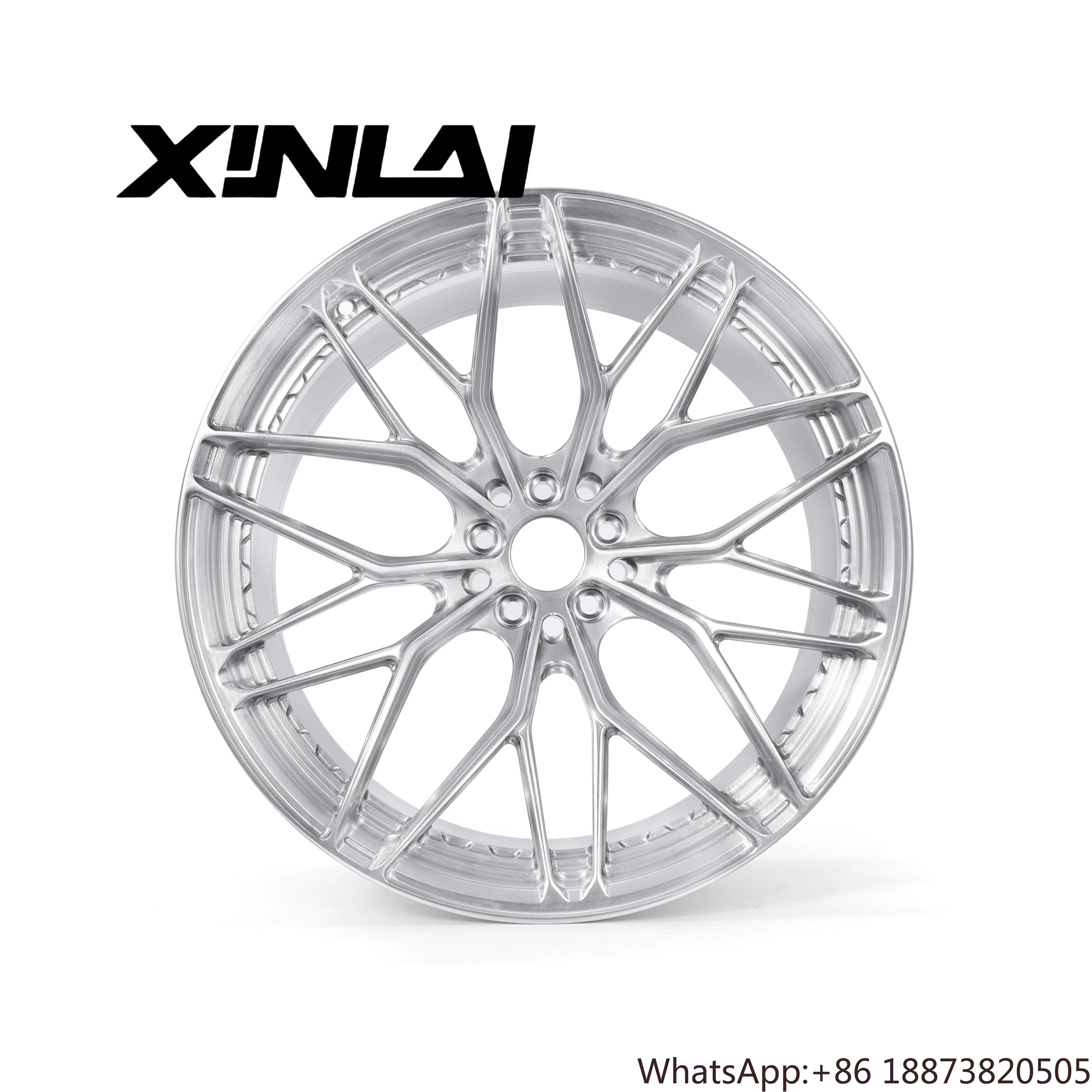 

XINLAI Custom Deep Concave Polished Chrome Wheels Forged Wheel 5X112 5X120 5X114.3 18 19 20 Passenger Car Wheels for Mercedes