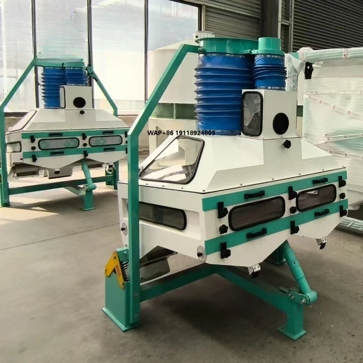 Series Automatic Sesame Destoner Peanut Grain Cleaner Suction-Type Grain Stoner