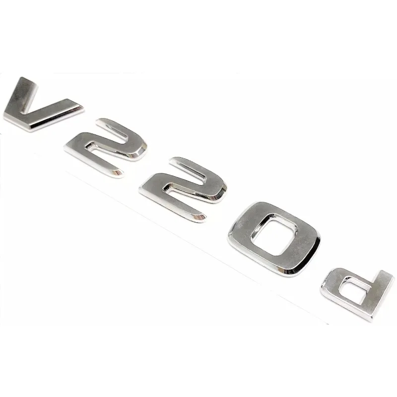 Abs V220d Replacement for Mercedes Rear Trunk Emblem Badge Nameplate Decal