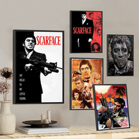 Classic Movie Scarface Classic Vintage Posters Whitepaper Prints Posters Artwork Kawaii Room Decor