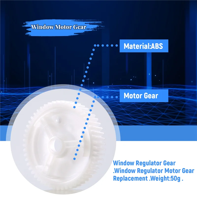 

G22C5958X 6 шт./компл. регулятор переднего/заднего стекла, регулировка шестерни двигателя, замена для Mazda 3 5 6 CX-7 CX-9 RX8-T48C