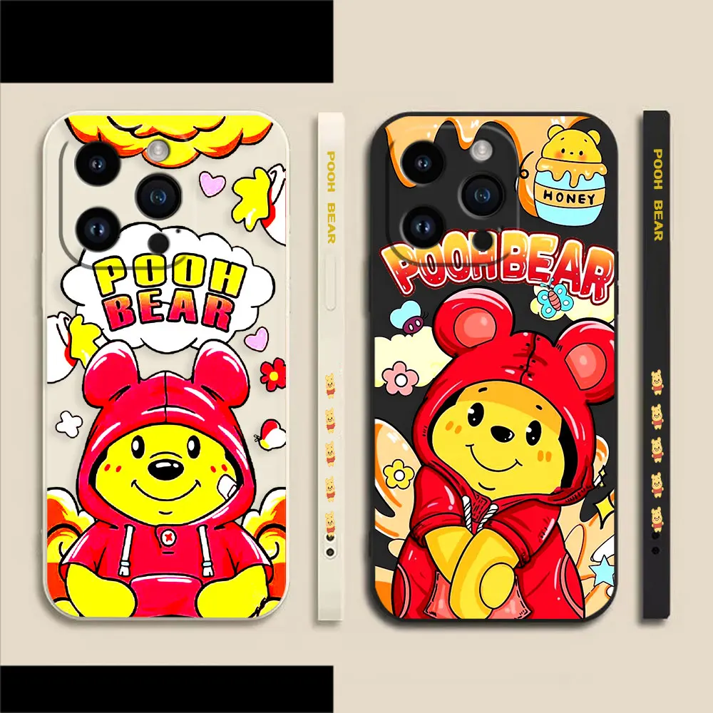 

Funny P-Pooh B-Bear Phone Case For Apple iPhone 14 13 12 11 Pro XS Max Mini X XR SE 7 8 6 6S Plus Case Funda Cqoue Shell Capa