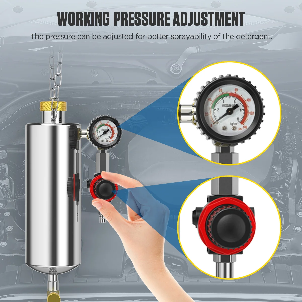 

Новейшая машина для очистки топливных форсунок автомобилей 2026 года, инструмент для бесконтактной очистки двигателя, не требующий разборки, для автомобилей