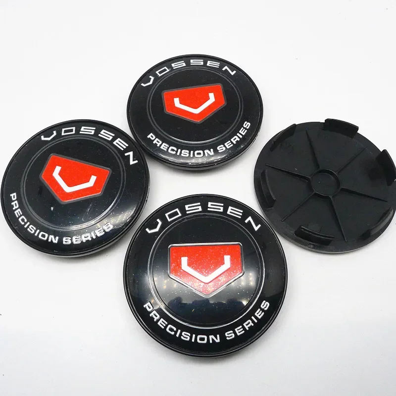 4pcs 68mm For VOSSEN Wheel Center Cap Hubs Car Styling Emblem Badge Logo Rims Cover 65mm Stickers Accessories