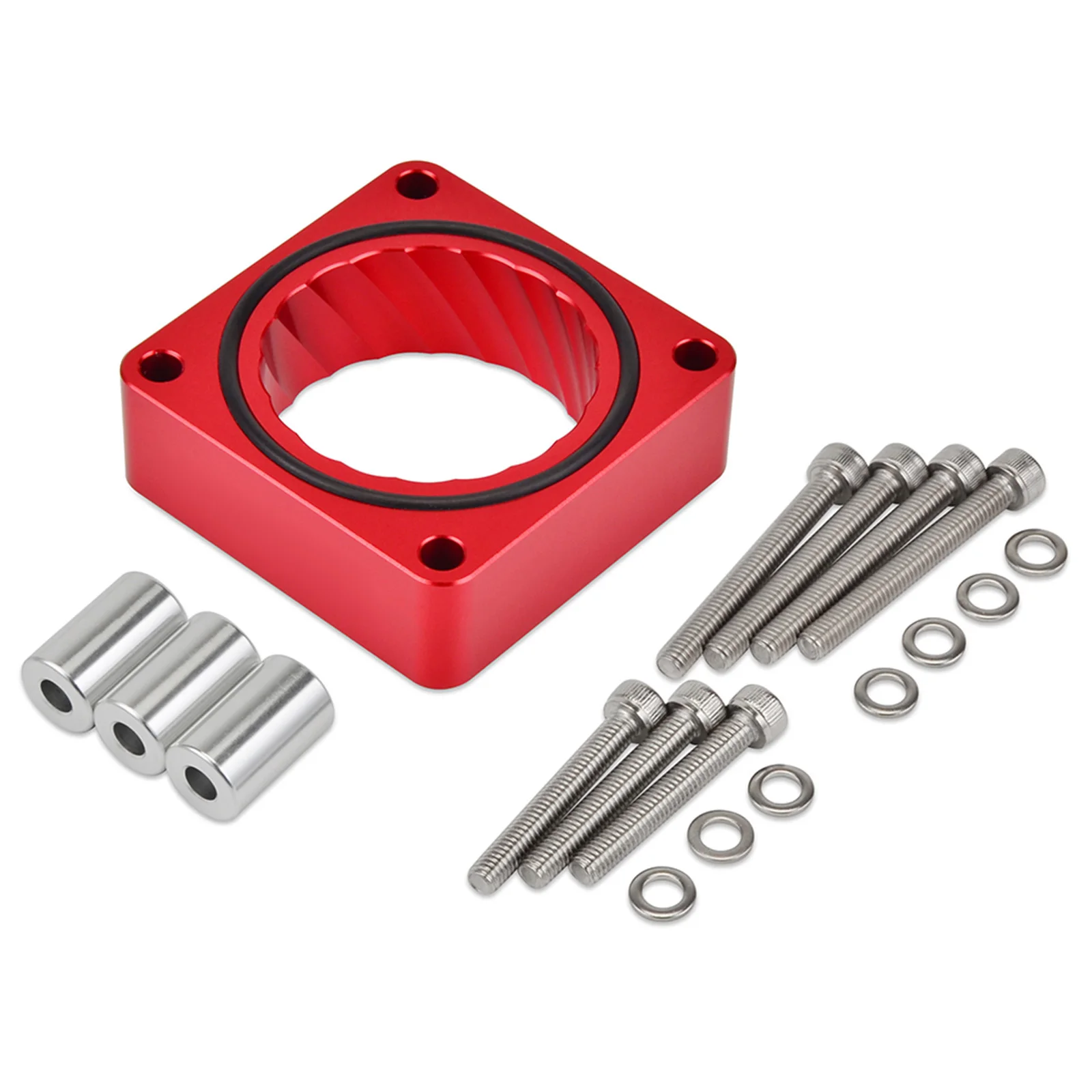 4-Bolt Throttle Body Spacer for Jeep Wrangler Grand Cherokee Comanche TJ With 4.0L 6 Cylinder/2.5L 4 Cylinder Engines