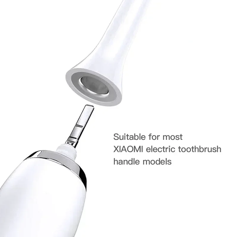 10pcs For Xiaomi Mijia T301 Replacement Brush Heads Sonic Electric Toothbrush Heads Protect Soft DuPont Suitable Nozzles