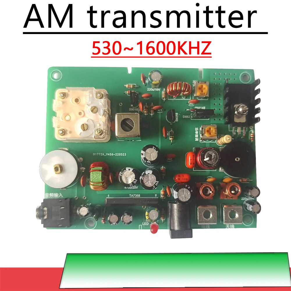 Rádio Experimental am Transmissor de Ondas Médias Escola Treinamento Kit Cristal Rádio 5301600khz