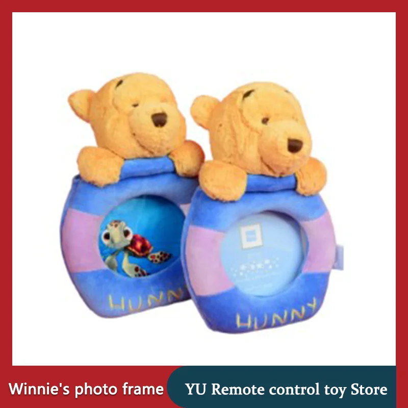 

【In Stock】Bear - Cute Winnie Plush The Pooh Photo Frame With Plush Toy Edition Home Decoration Birthday Perfect Gift For Girls