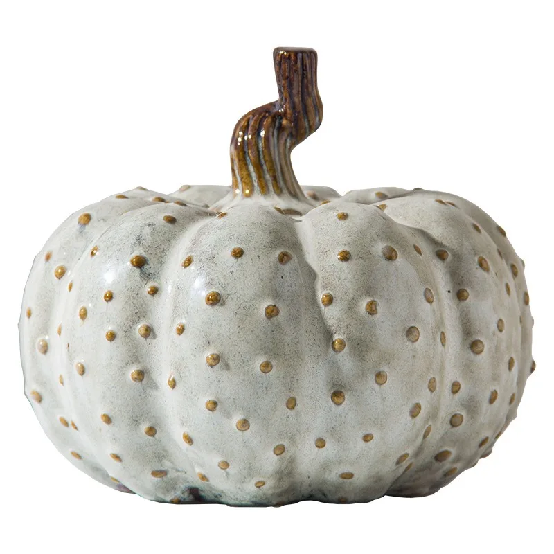 

Home decoration ceramic pumpkin creative B & B hotel decoration characteristic simulation plant ornament