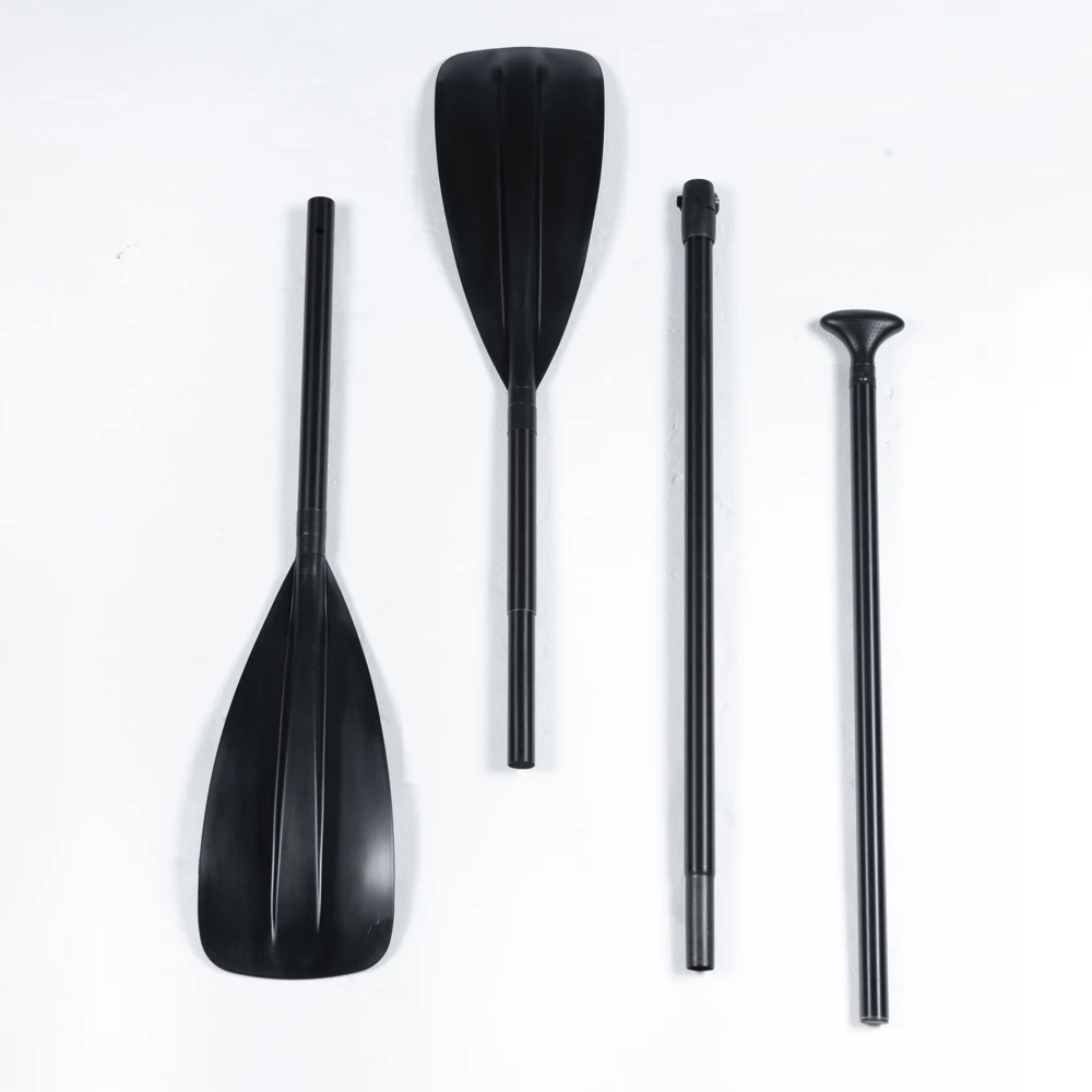 4 أقسام الألومنيوم خفيفة الوزن رمح سوب مجداف كاياك مجداف مجلس ملحق OEM شعار نفخ