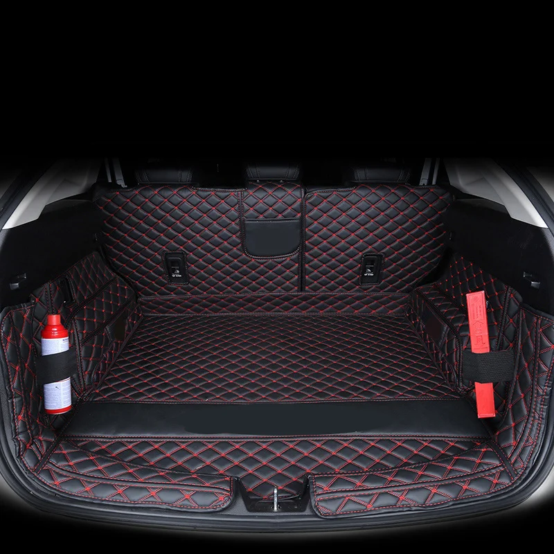 For Geely Tugella FY11 2019-2023 Car Styling Trunk Protection PU Leather Mat Catpet Interior Modification Cover Part Accessories