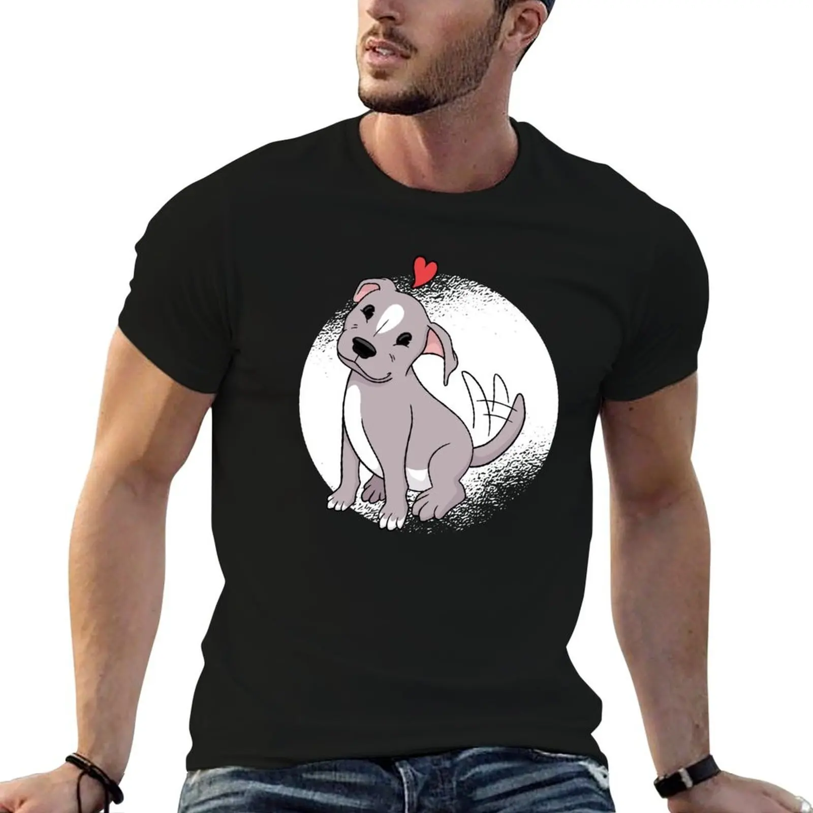 

American Bully Pet Domestic Animal Pitbull Dog Lover T-Shirt anime tshirt t shirt man luxury T-Shirt