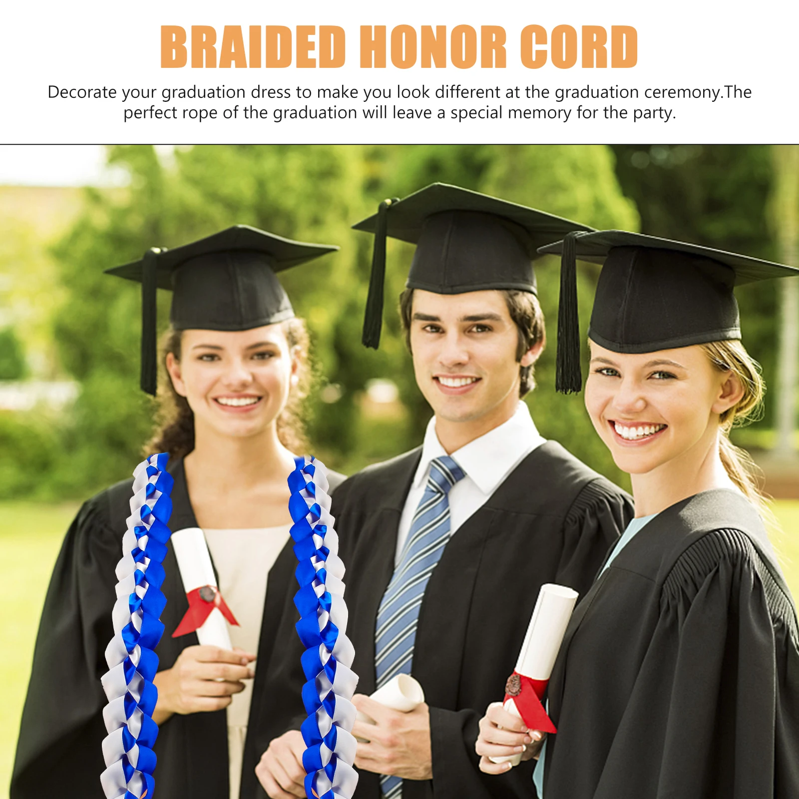 

Wreath Braided Ribbon Honor Cord Decoration Graduation Ceremony Rope Costume Accessory Suit Decorations Season Decorative Cords