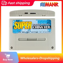 REMANK-consola de videojuegos Super SFC V1.0, 16 bits, 1000, accesorios para videojuegos, carcasa JP para tarjeta de cartucho SN ES