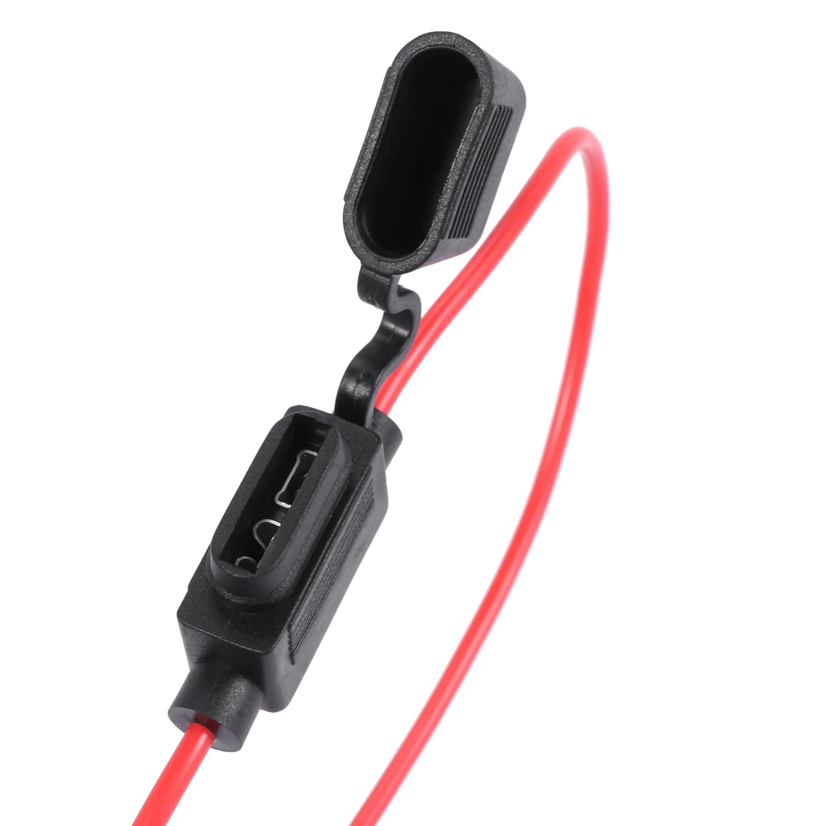 

ELECT-20 Pack Fuse TAP Adapter 16 Gauge 20AMP Blade Automotive Fuse Holder Waterproof Wire With 20 Pcs 15 AMP Standard Fuses