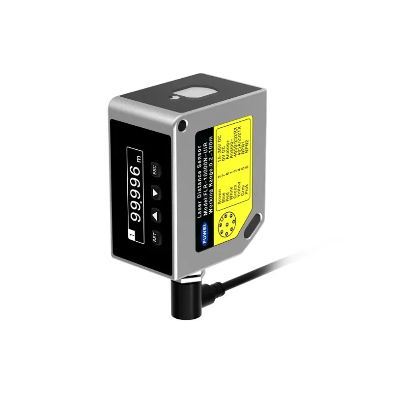 High-precision ranging sensor, industrial long-distance 100 meters TOF photoelectric induction switch