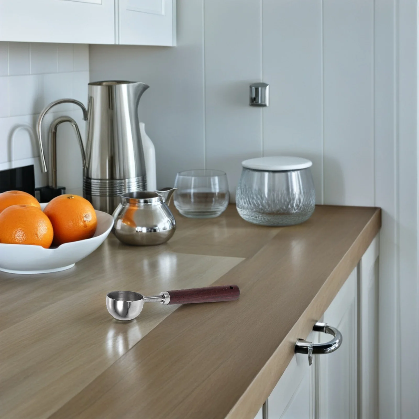 

Stainless Steel Measuring Scoop 15ml Precise Durable Kitchen Tool for Coffee Beans Grains Tea Versatile Use Outdoor Picnics