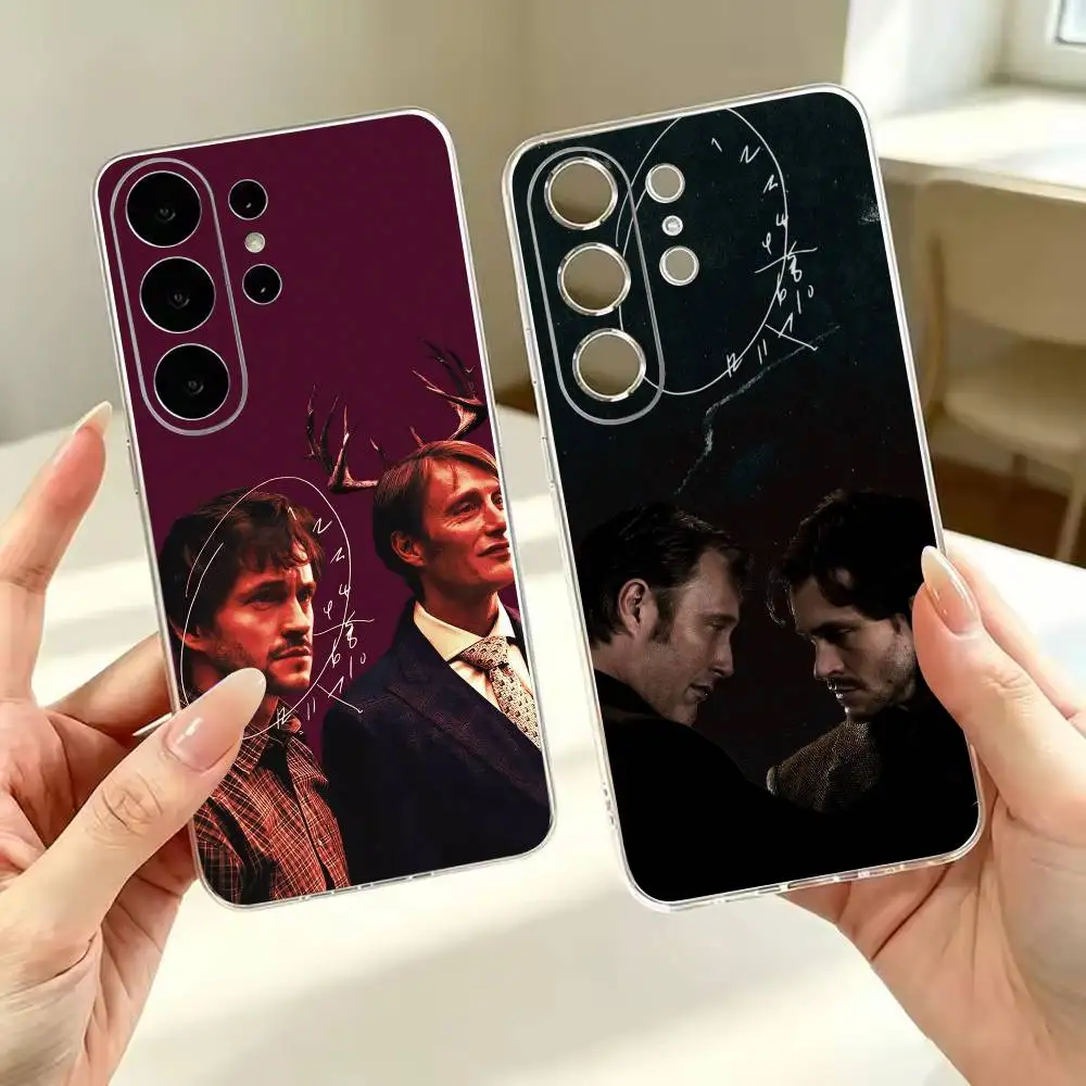 Hannibal Will Graham-M Transparent Phone Case For Samsung S26,S25,S24,S21,S22,S23,S30,Ultra,S20,Plus Soft Cover