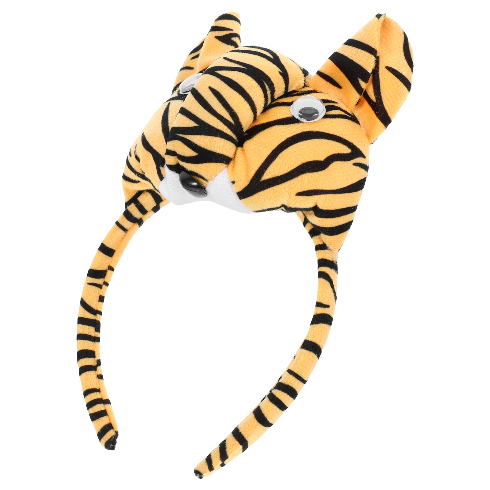 Tiger Headband Animal Ears Jungle Headbands Cute Costume Accessories Halloween Tiger Ears Headband Birthday Party Stage