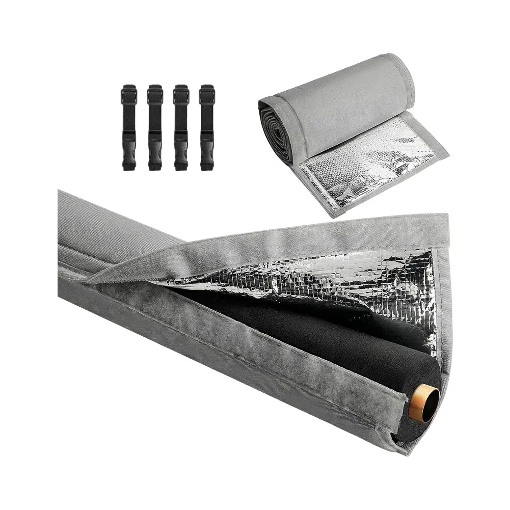 For Year-round Weather Exposure Hvac Line Set Cover Advanced Insulation Material Cover Copper Pipe Thermal Reflection Shield