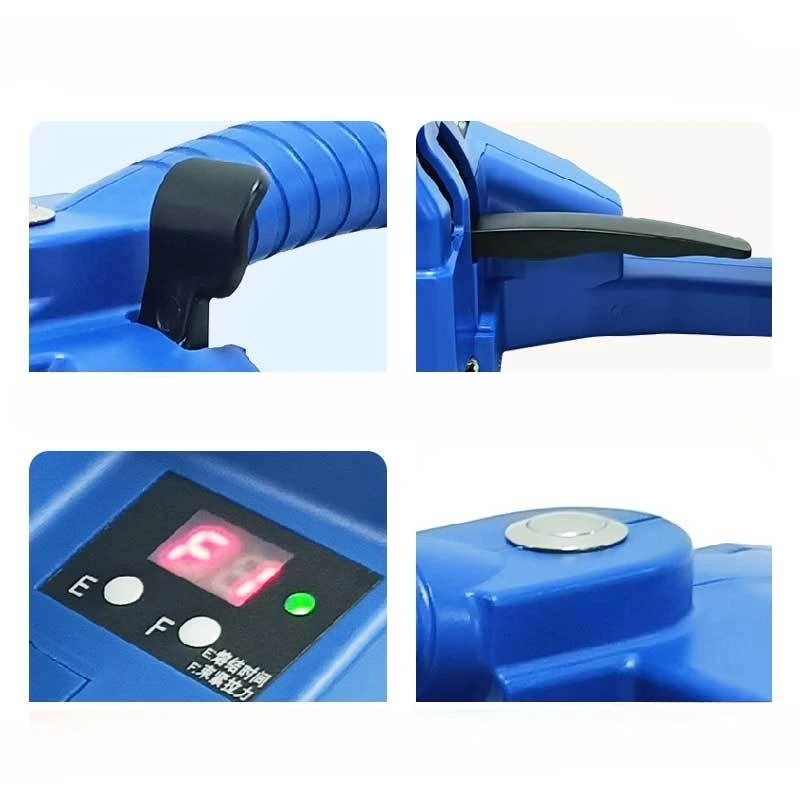 Portable Electric Plastic‑Steel Belt Baler, One‑Click Tightening Automatic Strapping Machine, Small Tie‑Tool