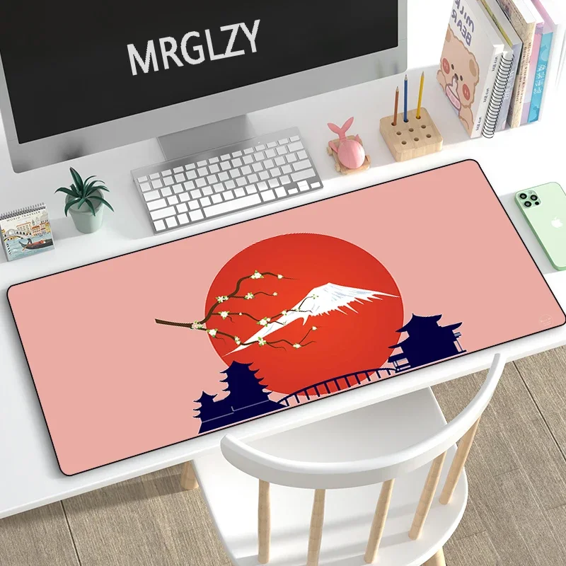 

Japanese style Mount Fuji Art Mouse Pad Office Mats Ukiyoe Carpet Gaming Accessories Rubber MouseMat Mousepad for Computer Table