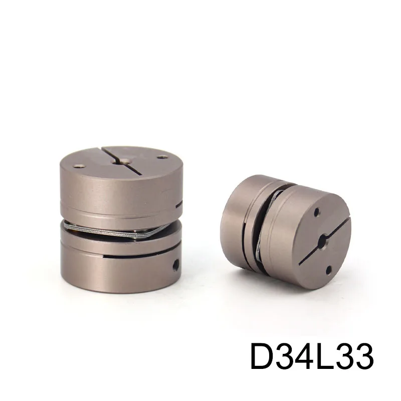 Aluminium Flexible Coupler High Torque Single Dual Diaphragm Coupling with Elastic Connector for 3D Screw and Motor