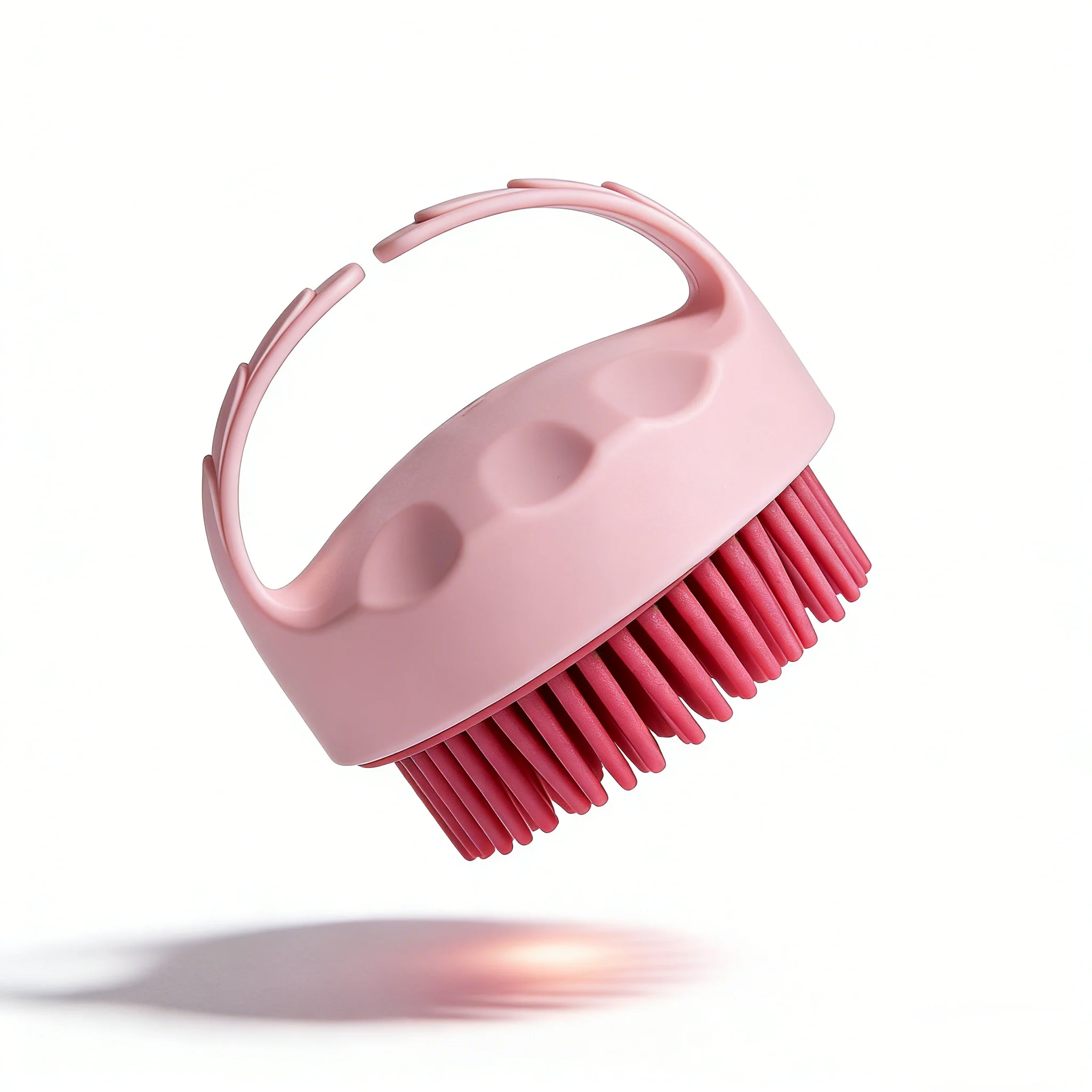 

Soft Silicone Scalp Massager Shampoo Brush, Long Bristle Dual-Color Shower Hair Scrubber for Deep Cleansing, Anti-Dandruff & Hai