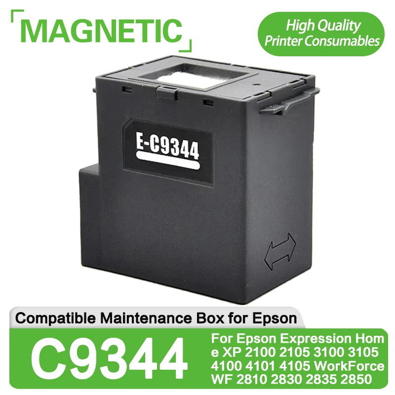 1X C9344 Ink Maintenance Box for Epson Expression Home XP 2100 2105 3100 3105 4100 4101 4105 WorkForce WF 2810 2830 2835 2850