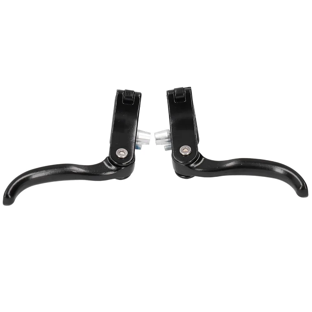 

1 пара тормозных ручек для велосипеда диаметром 22,2 мм, из алюминиевого сплава, черные, простая установка, эргономичные.