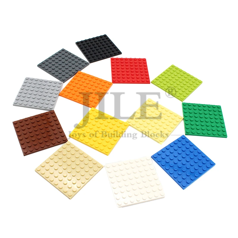 10 pièces Compatible 41539 plaque 8x8 panneau de Base blocs de construction figurines minces briques bricolage technologie éducative assemble particules jouets