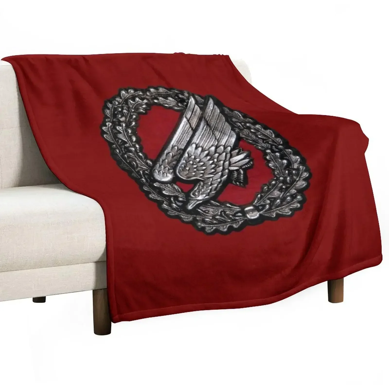 Bundeswehr German Paratrooper Badge Throw Blanket Shaggy Blankets For Sofas Luxury Brand Decorative Sofas Blankets