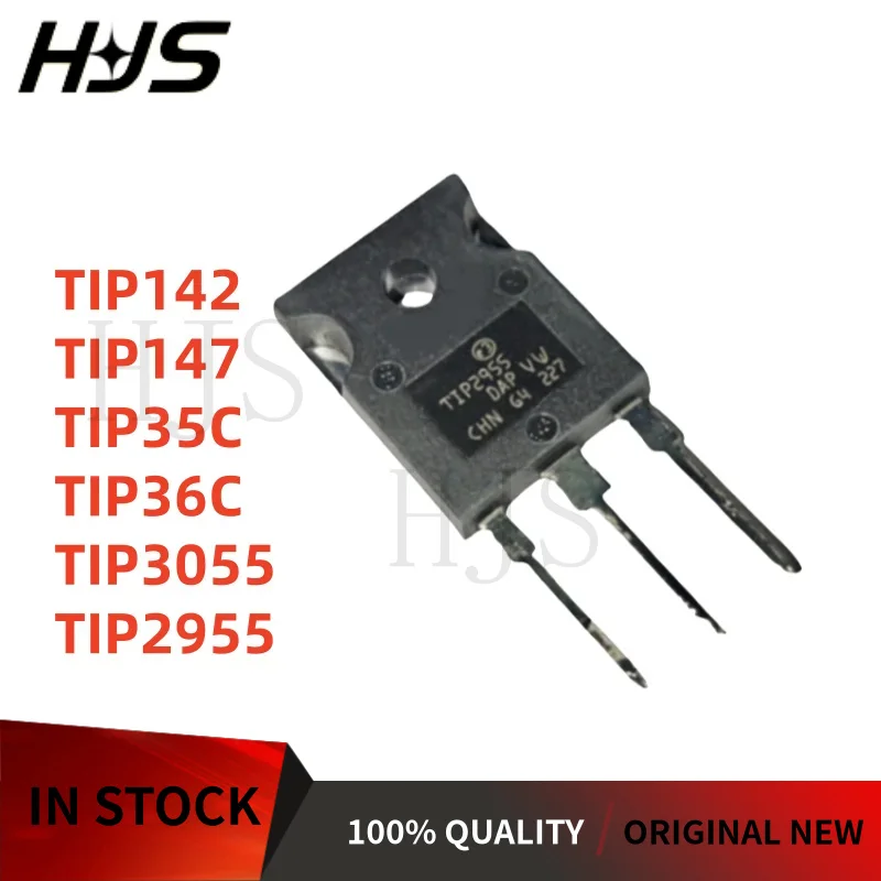 5PCS TIP147 TIP36C TIP142 TIP3055 TIP2955 TIP35C TO-247 Darlington power triode Brand New In Stock