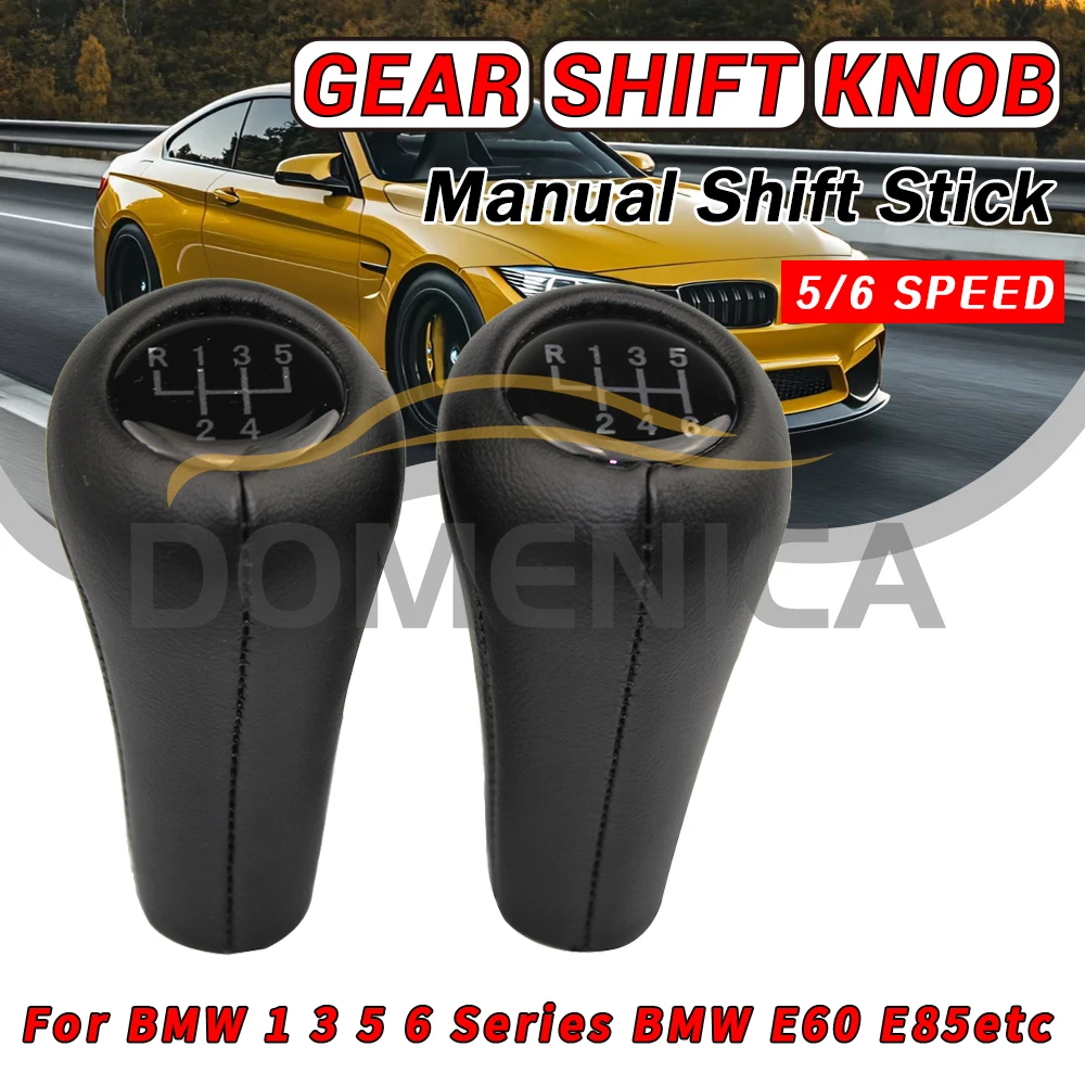 

New Product Interior 5/6 Speed Gear Shift Knob Shifter Lever Handball For BMW 1 3 5 6 Series E60 E85 Car Accessories Car Styling
