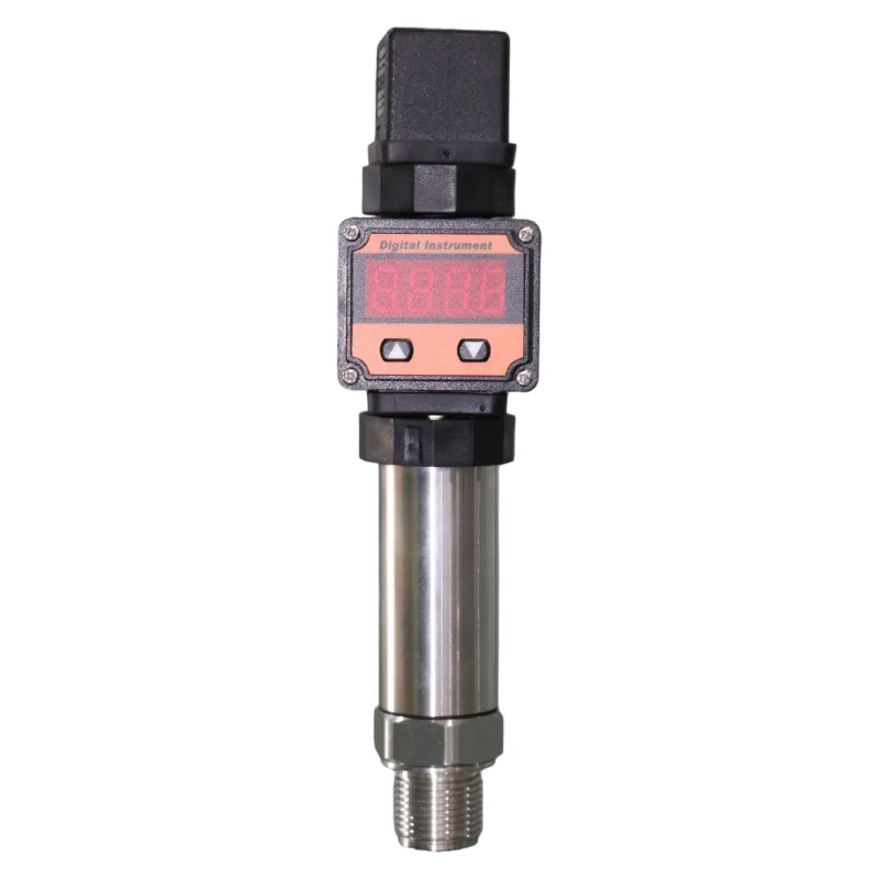 Digital display pressure sensor with IP67 IP66 protection rating and 1-year warranty