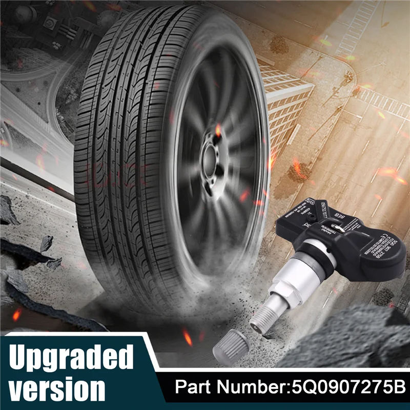TPMS 5Q0907275 5Q0907275B مستشعر ضغط الإطارات 4X لسكودا بيتل جولف