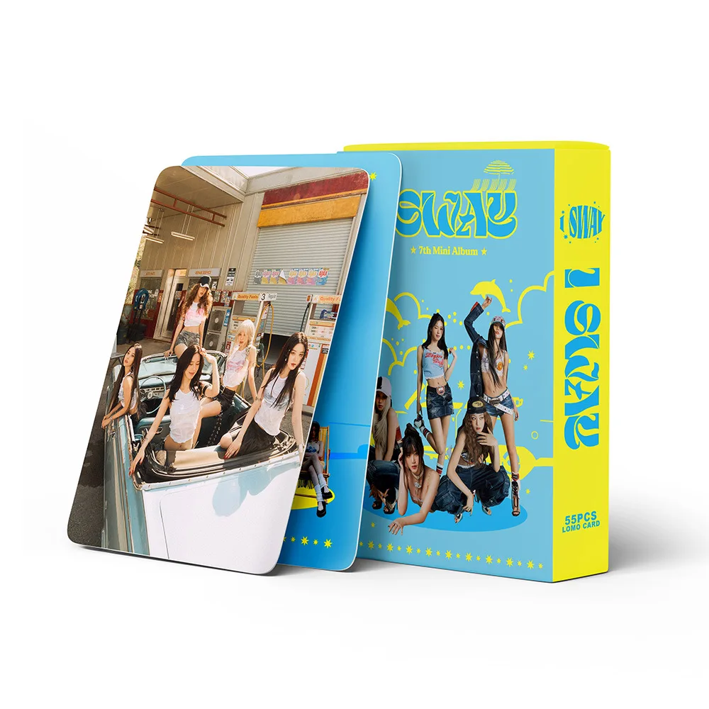 55pcs/set Kpop (G)I-DLE New Photo Album I SWAY (G)I-DLE LOMO Cards YUQI MINNIE HD Print Photocards