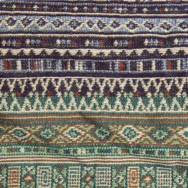 كرسي أرجوحة فردي، مزيج من القطن والبوليستر، نمط أزرق، يأتي مع حقيبة حمل لسهولة الحمل