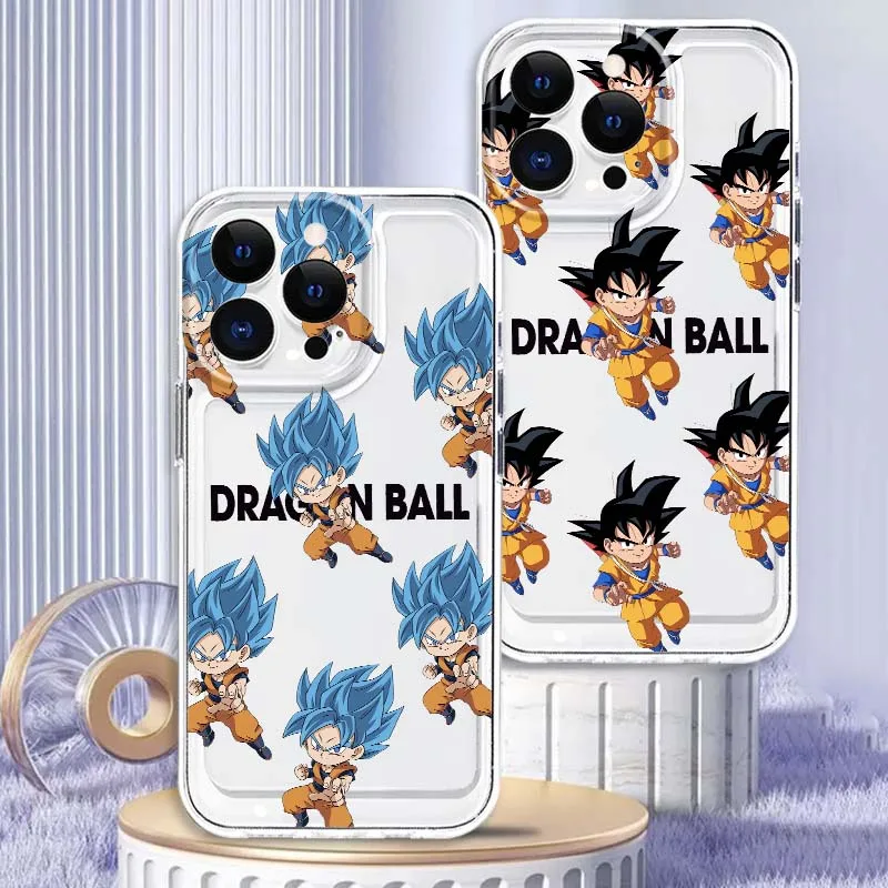 

Dragon Ball Vegetto Gogeta Phone Case For Apple iPhone 17 16e 16 15 14 13 12 11 Pro Max Plus Mini TPU Soft Transparent