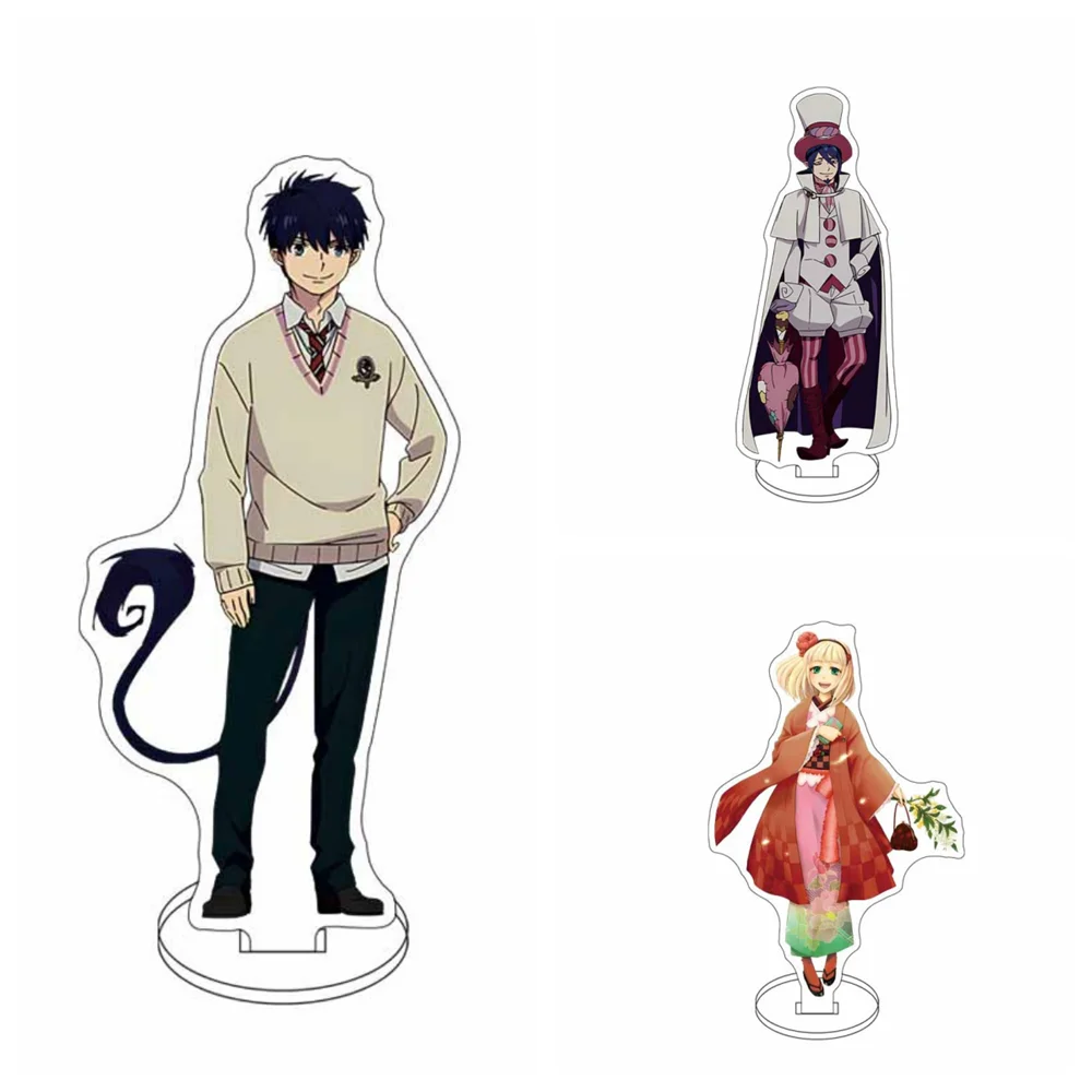 15CM Charm Anime Blue Exorcist Acryl Stand Model Cosplay Karakters Ornament Accessoires Goederen Collectie Gifts15CM