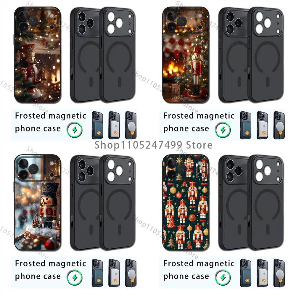 

Nutcracker Christmas For iPhone 17,16,15,14,13,12,11,Plus,Pro,Max Mini For Magsafe Magnetic Wireless Charging Phone Case
