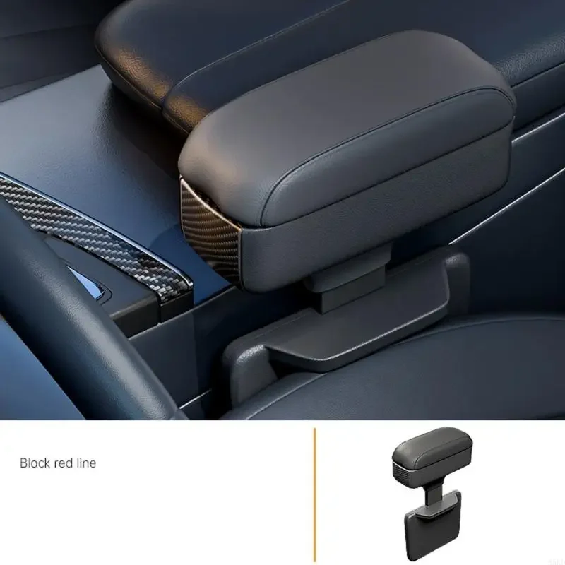 وسادة مسند ذراع السيارة المريحة مع ذاكرة امتصاص الصدمات وحاملات الأكواب للسيارات ذات الدفع الرباعي السريعة