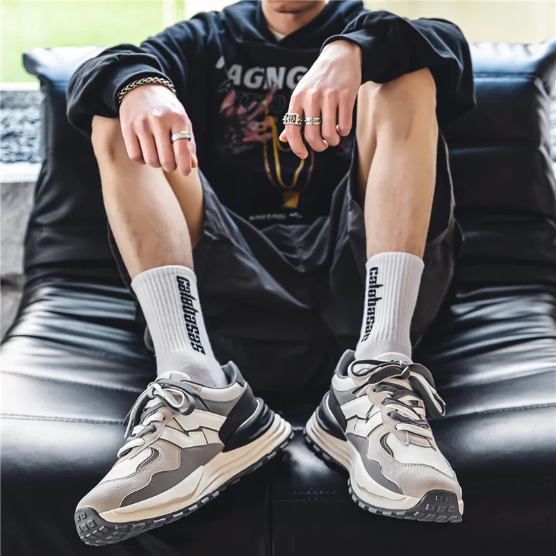 

New Men Shoes Summer Breathable Fashion Lace Up Sneakers Male Comfort Sport Outdoor Running Shoes Zapatillas Hombre