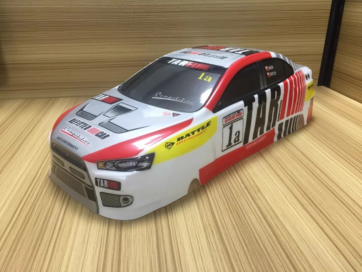 Escala 1/10 Mitsubshi EVO RC D - Rc Drift Car Body Shell Painted avaliação e preço