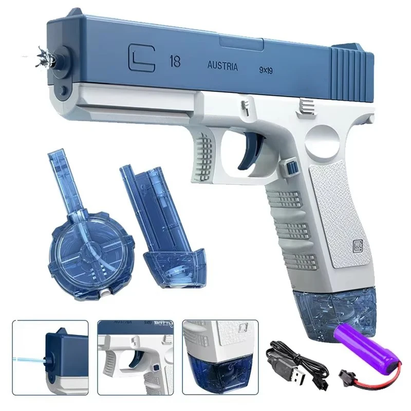 HOT NEW  Price Drop Electric Water Gun Toy Large Capacity Summer Outdoor Beach Pool Firing Shooting Toys view 6