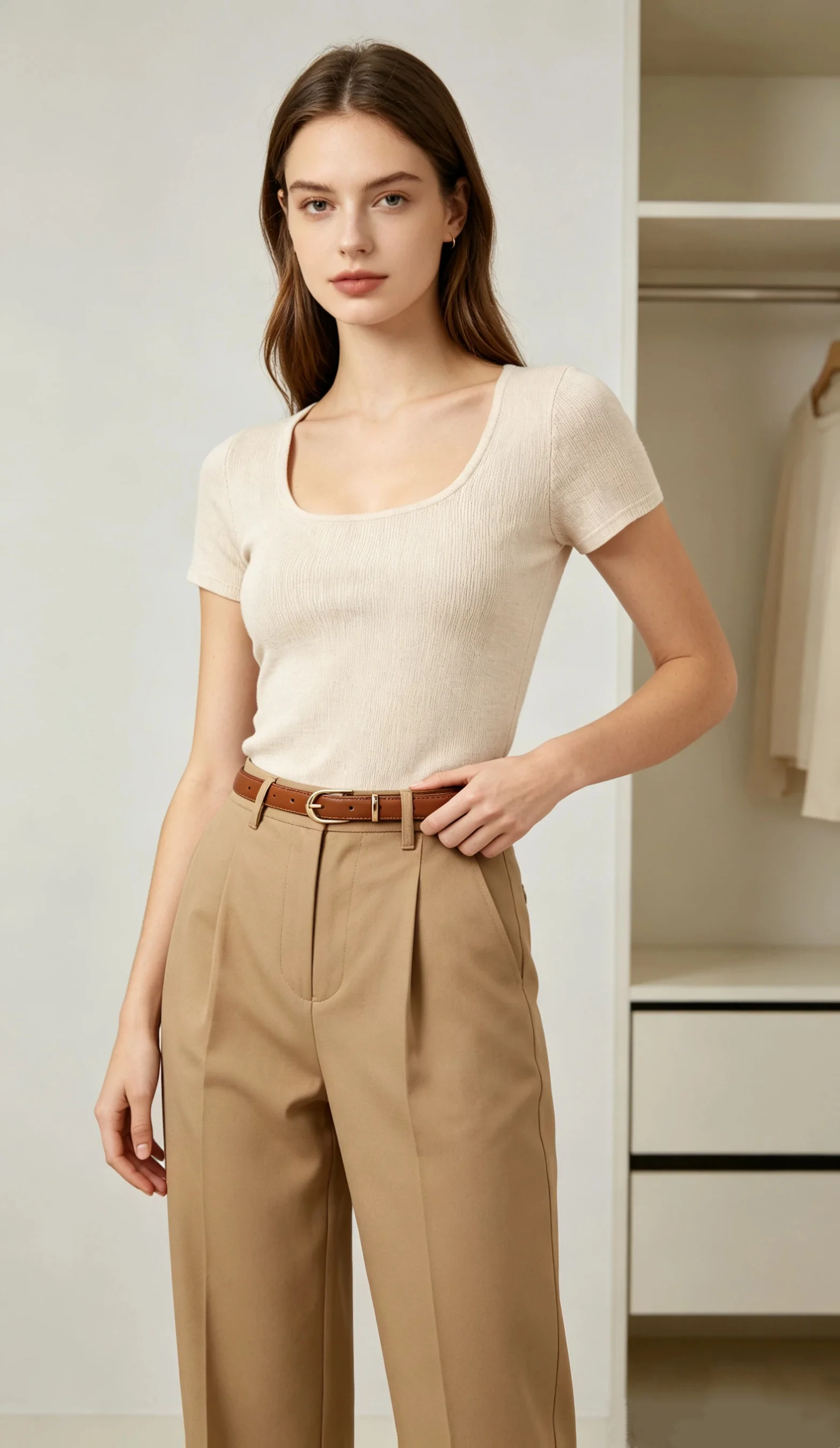 เข็มขัดผู้หญิง หนังแท้ หัวเข็ม - Women Formal Wear With Jeans บทวิจารณ์และราคา