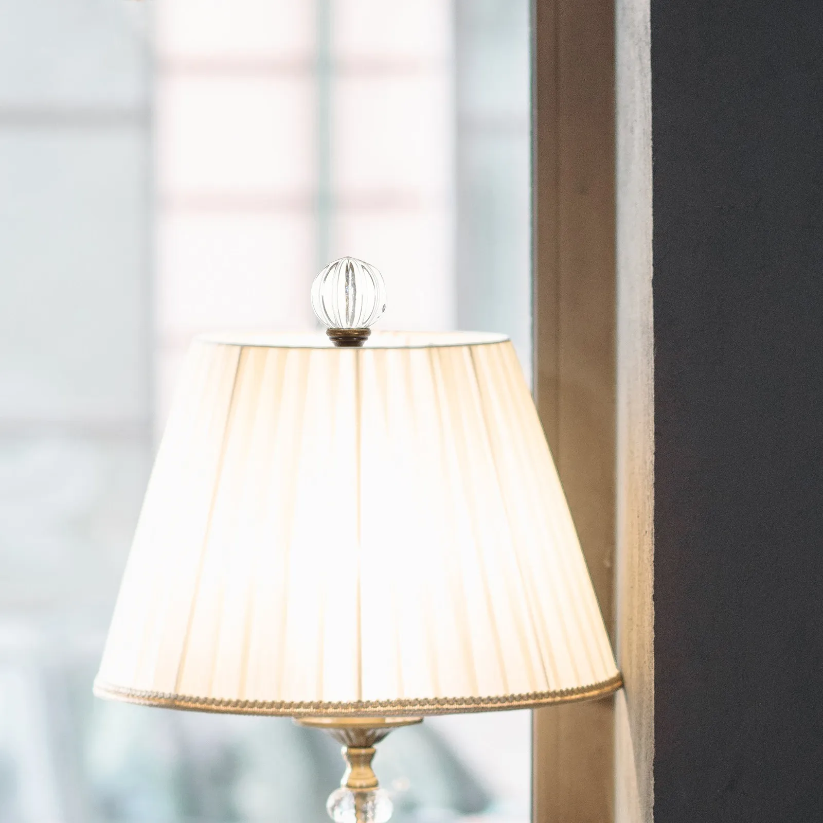 Lamp Finials Glass Ball Design Light Knob Decor Modern Stylish Lamp Decoration for Table Floor Standing Lamps Elegant Lighting
